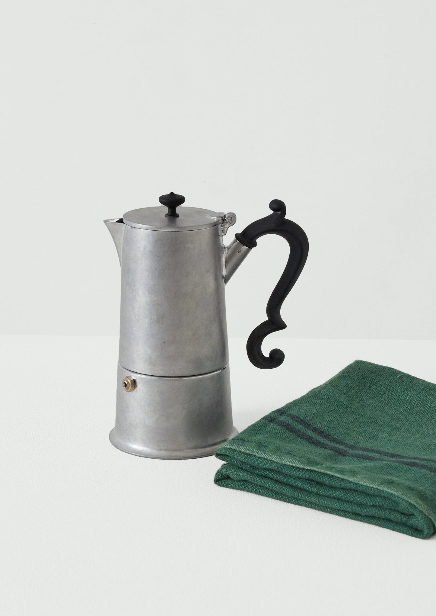 Stonewashed Moka Pot | Silver