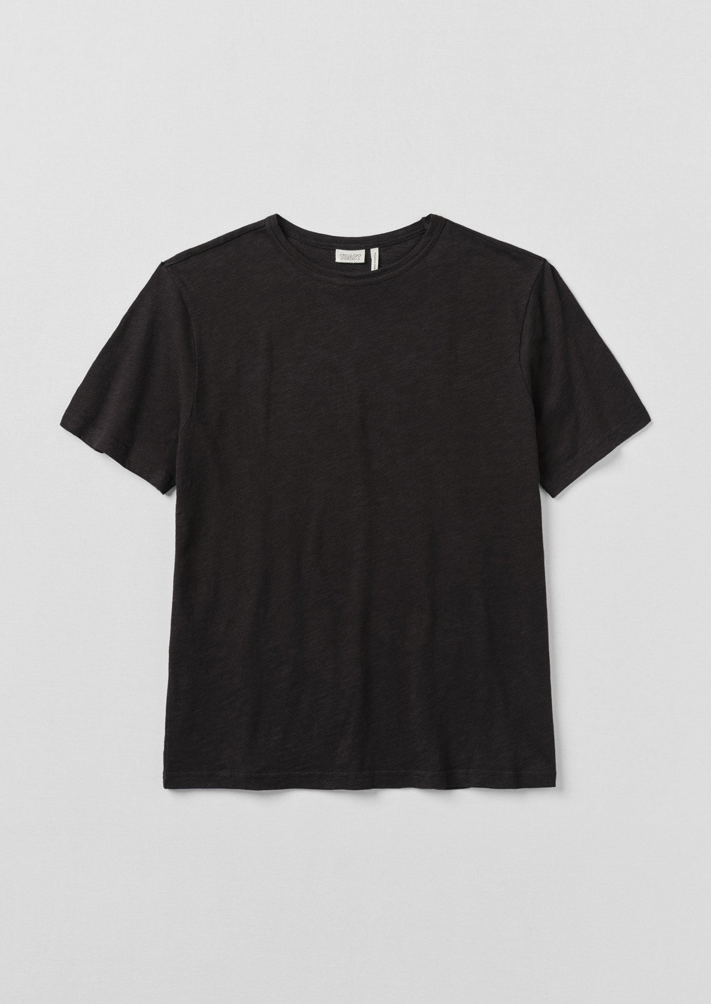 Theo Organic Cotton Short Sleeve Tee | Carbon Black