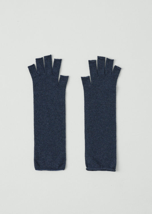 Nishiguchi Kutsushita Merino Tipless Gloves | Deep Blue