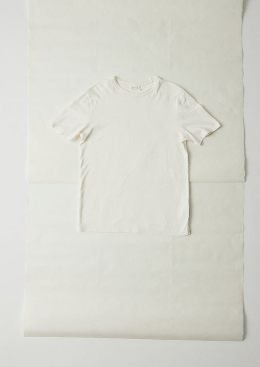 Theo Organic Cotton Short Sleeve Tee | Chalk