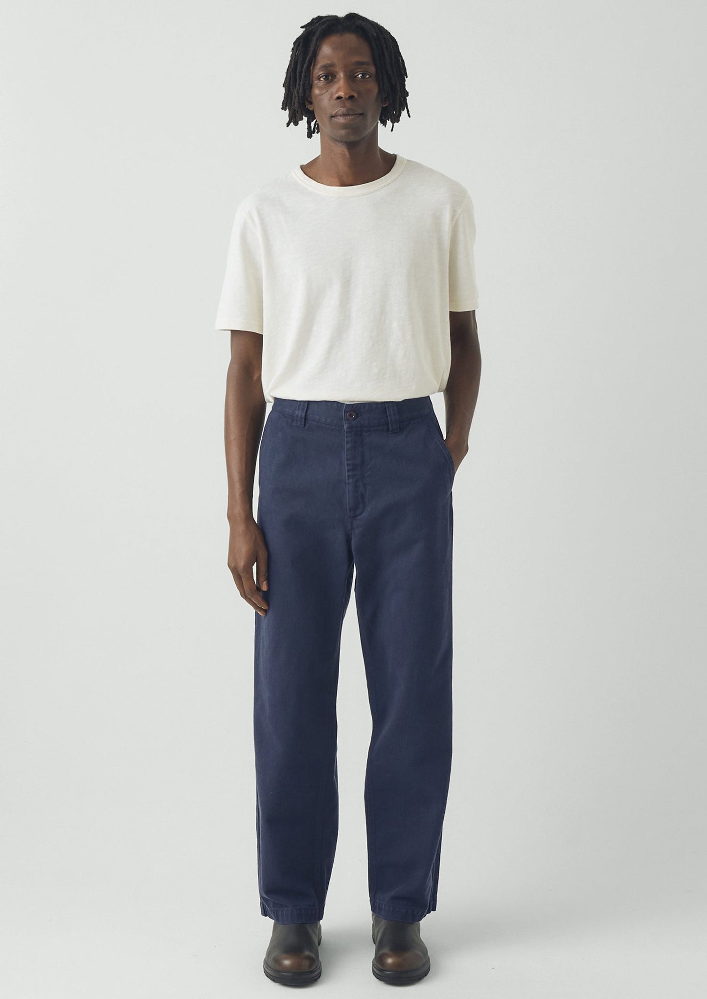 Rory Straight Leg Trousers | Ink