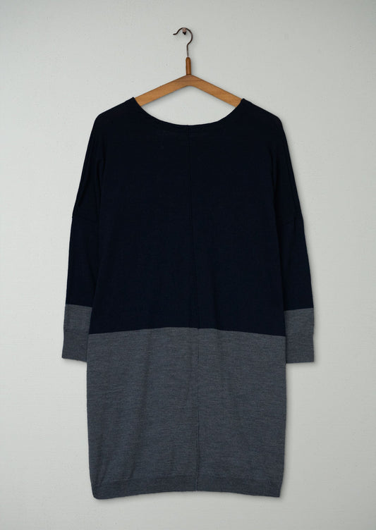 Reworn Jumper Dress Size S (628) | Multi