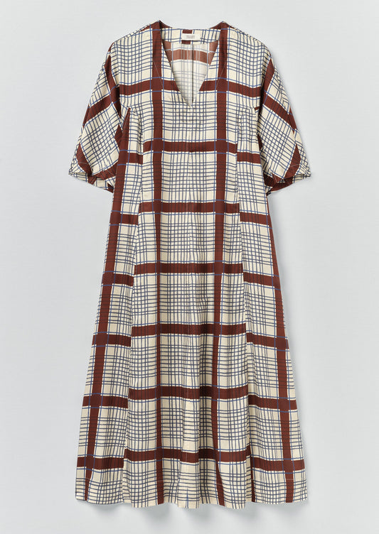 Tablecloth Print Dress | Soya/Multi